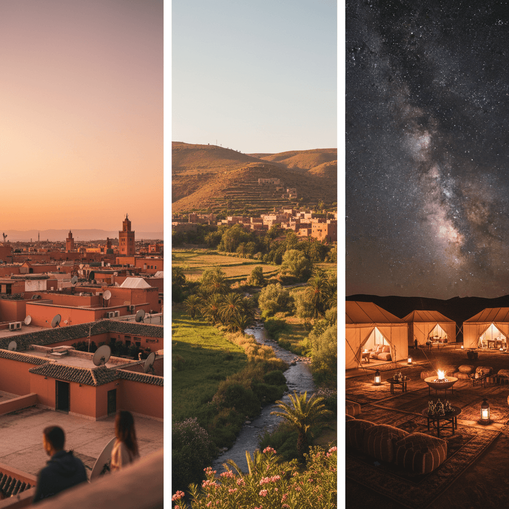 4 Days Marrakech, Ourika Valley & Agafay Desert